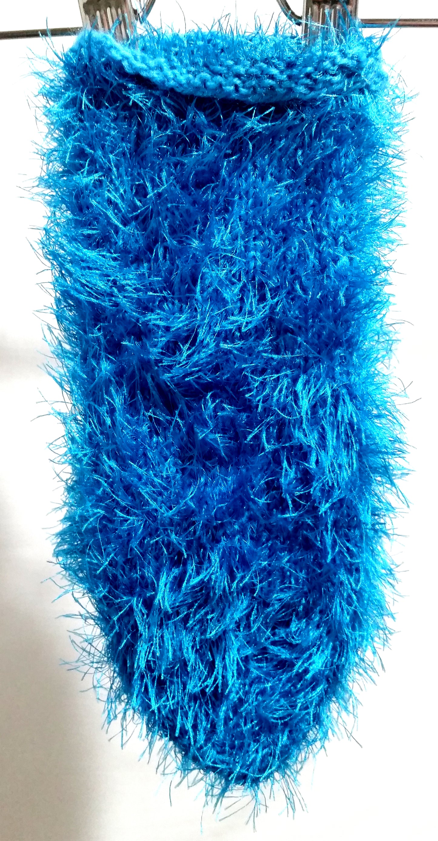 Pörrötumput naiselle, turkoosinsininen